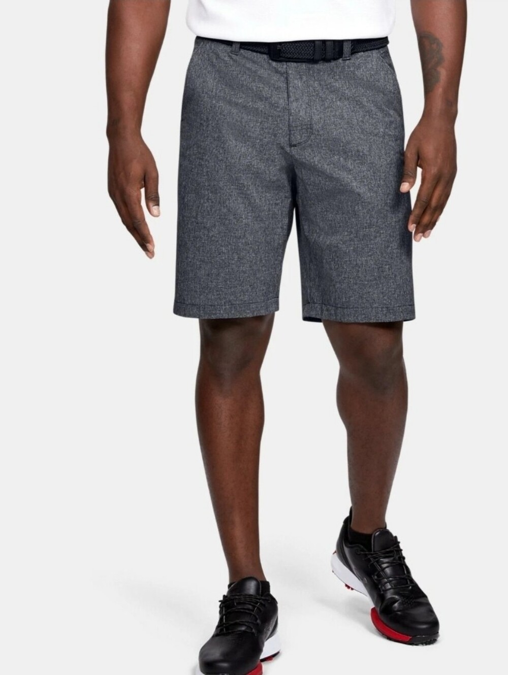 Under Armour Golf Shorts Mens 32 Gray 10" Stretch Performance Athleisure Sporty